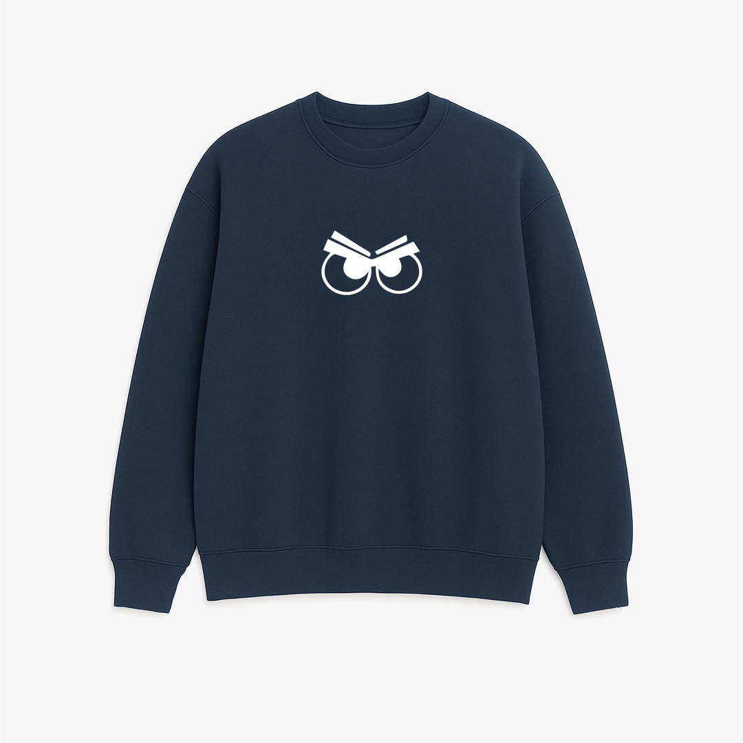 Don't Look Back - Printed Oversized Sweatshirt